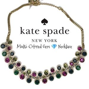 Kate Spade ♠️ Multicolored Gem 💎 Necklace NWT